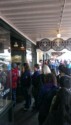 There's a line waiting to get into the original Starbucks